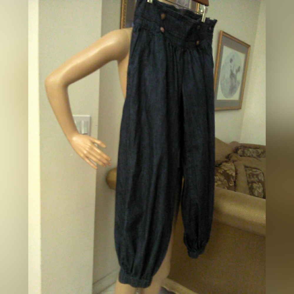 VINTAGE BALLOON LEG STYLE JEANS (AMAZING) BY ZANA DI JEANS SZ. 9 PLEATS